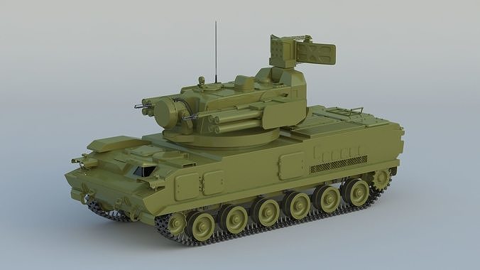 2K22 Tunguska SA-19 Grison 3D model