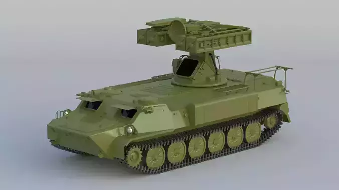 9K35 Strela-10 SA-13 Gopher 3D model