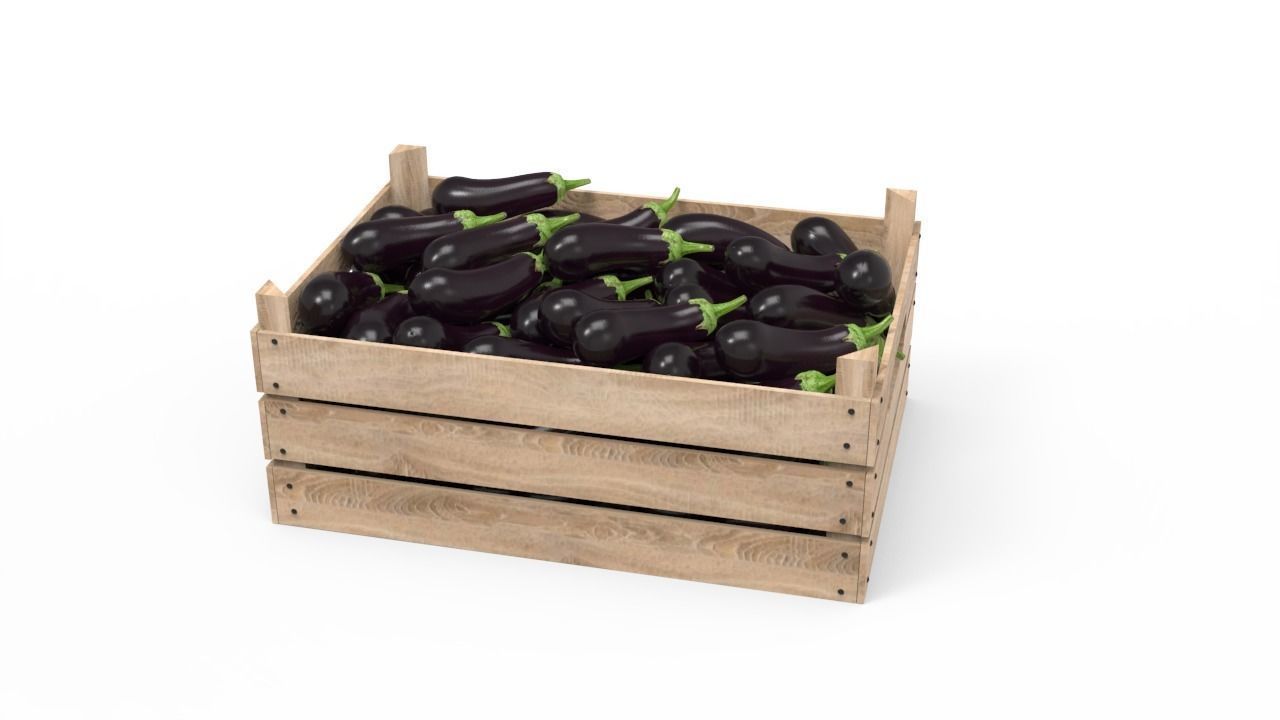 Aubergine Box 3D model_9