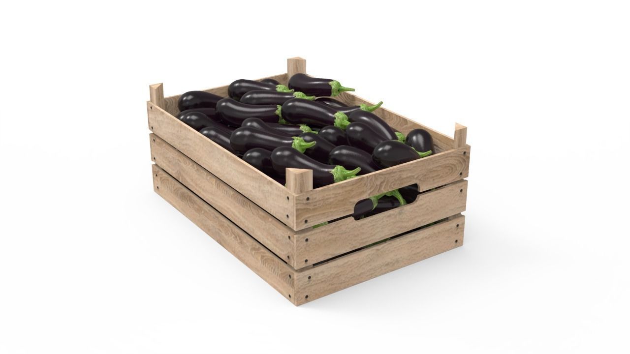 Aubergine Box 3D model_3