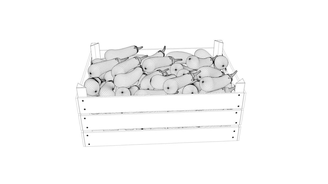 Aubergine Box 3D model_15