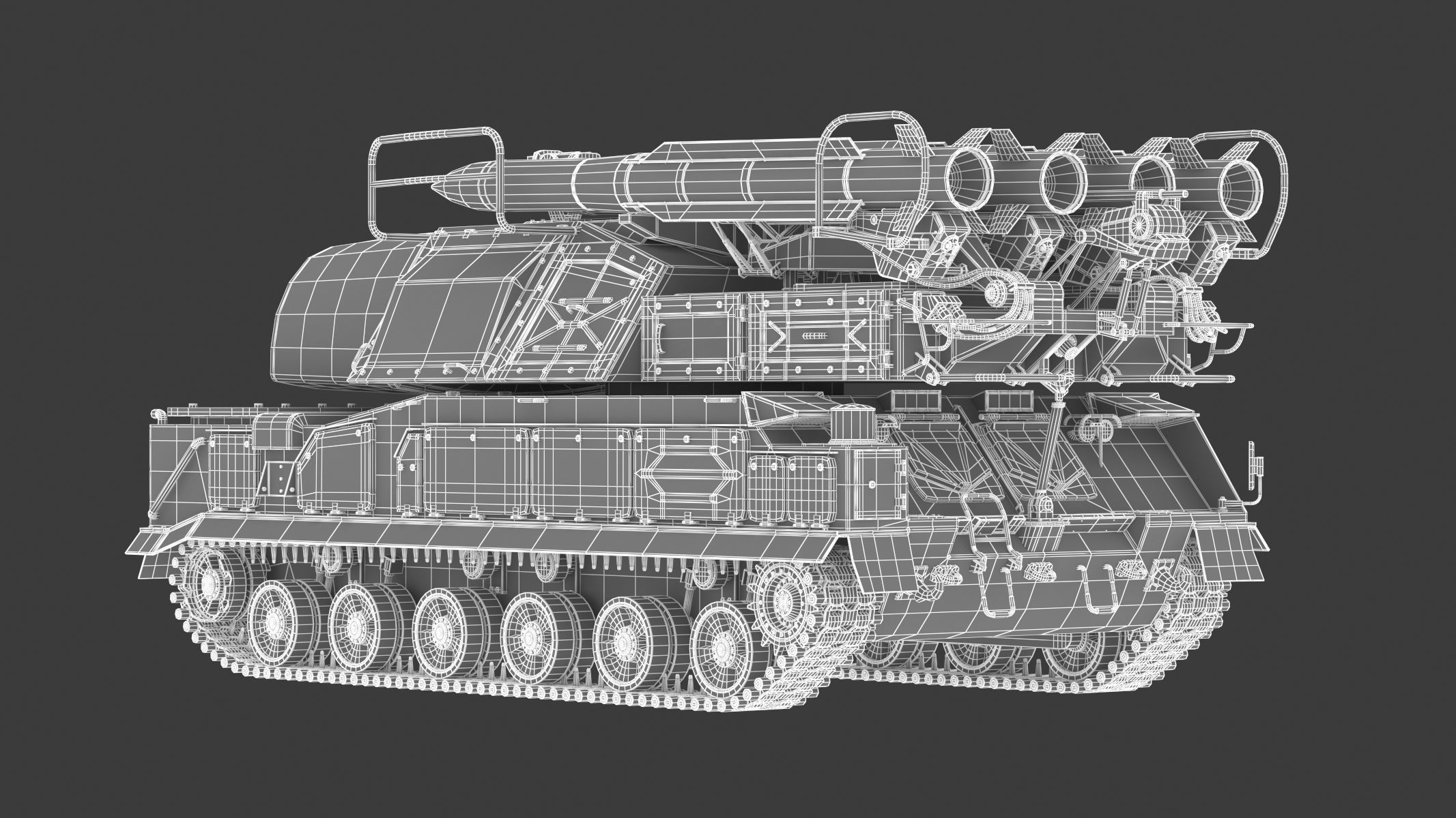 9K37 Buk Missile System SA-11 3D model_37