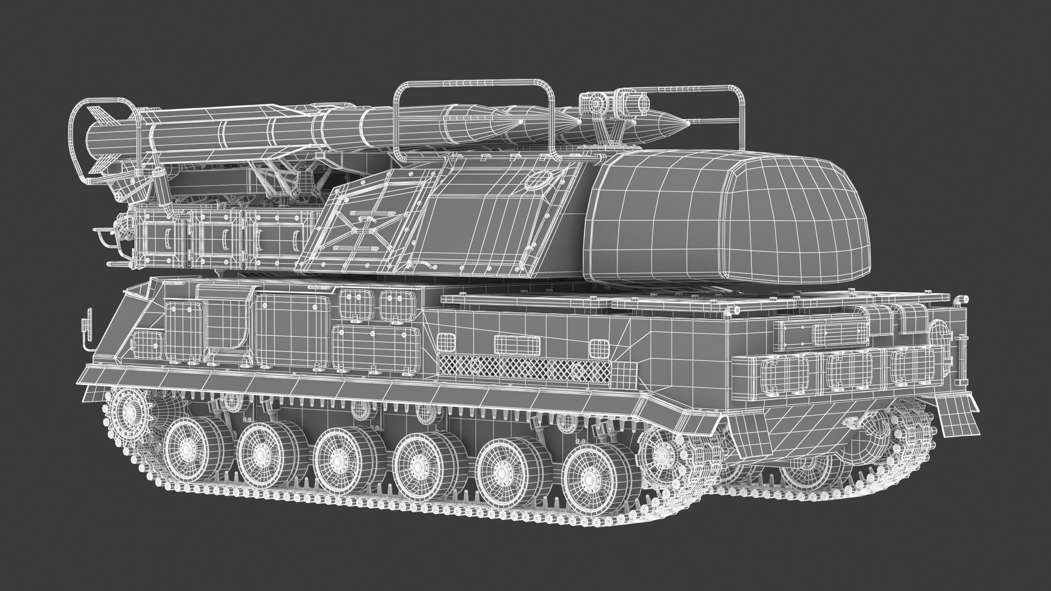 9K37 Buk Missile System SA-11 3D model_33