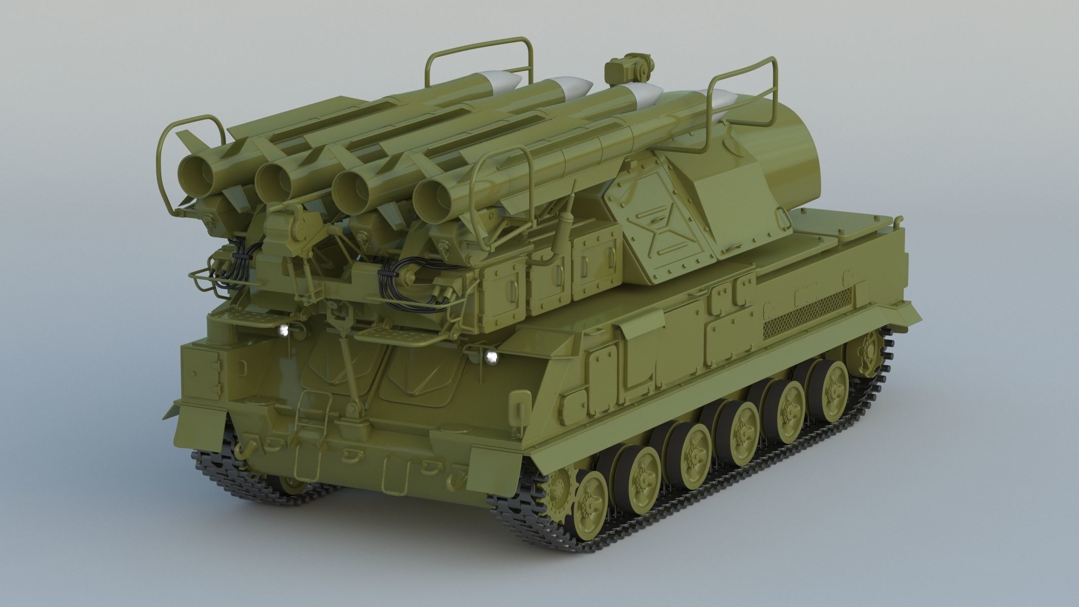 9K37 Buk Missile System SA-11 3D model_16