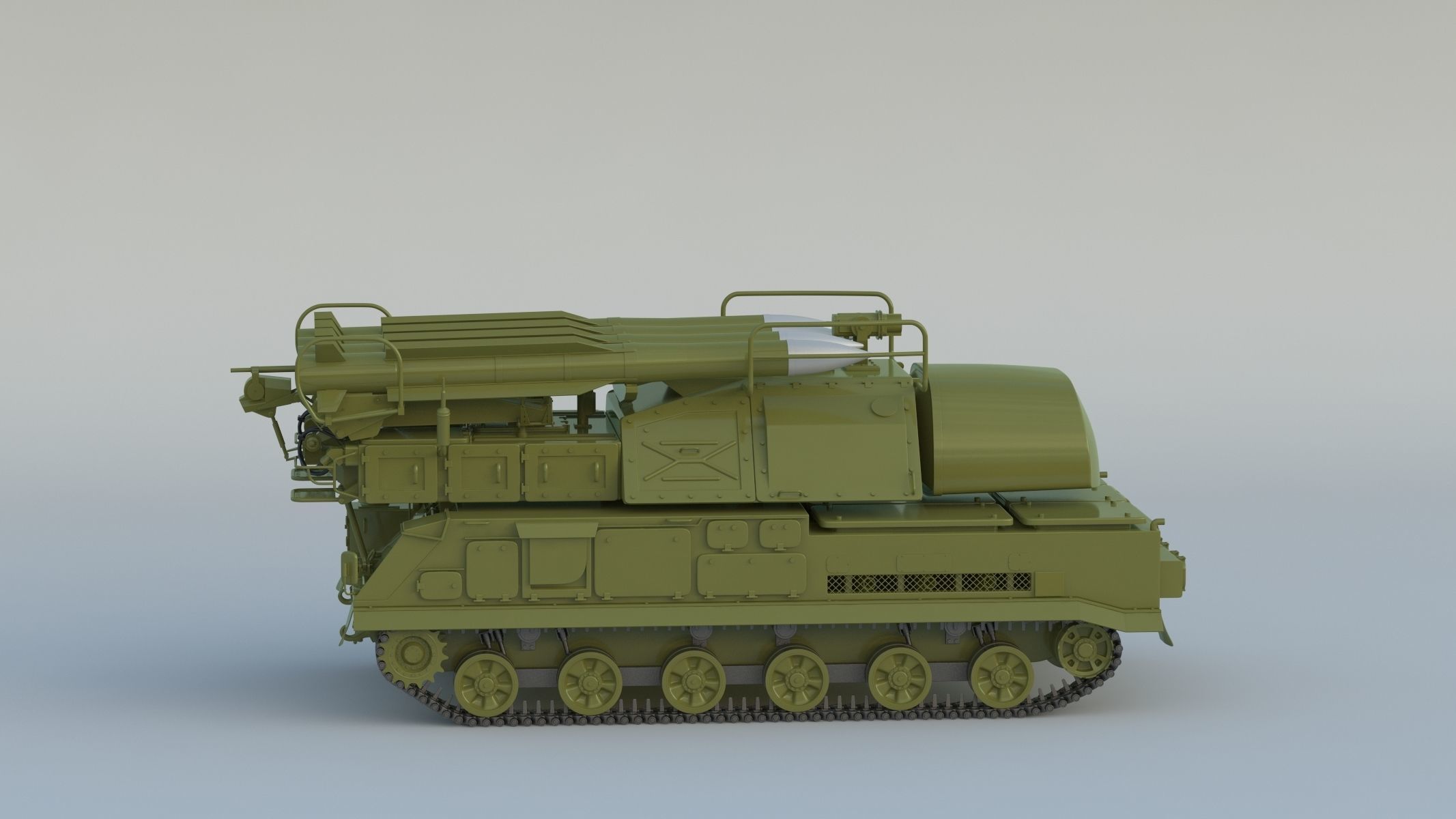 9K37 Buk Missile System SA-11 3D model_7