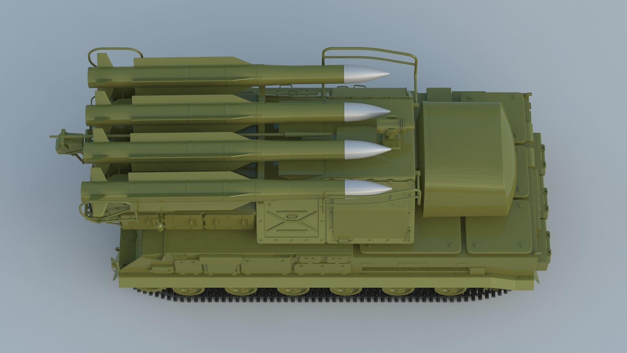 9K37 Buk Missile System SA-11 3D model_9