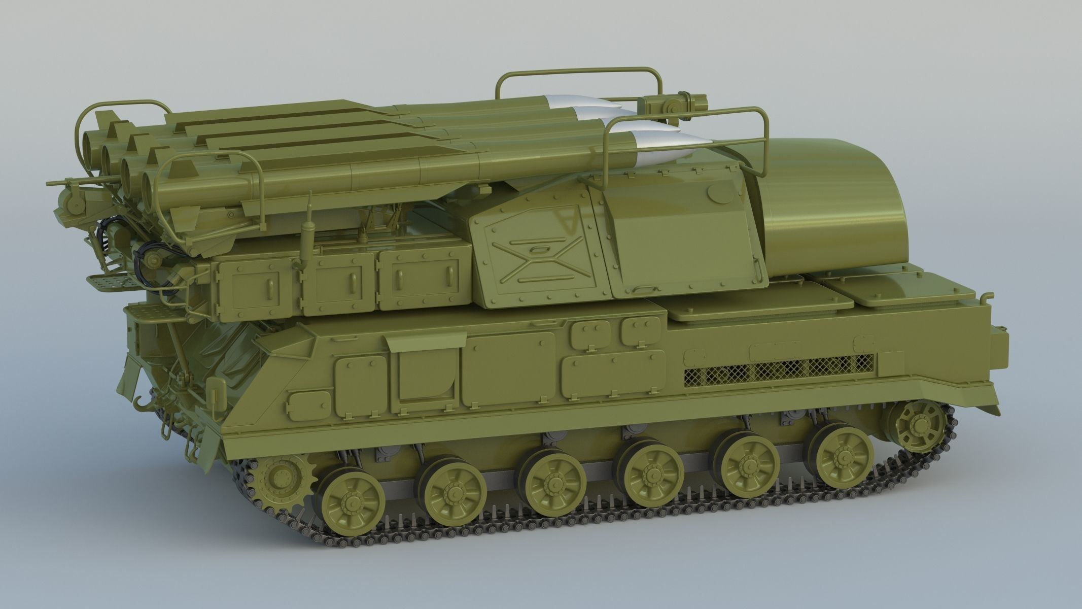 9K37 Buk Missile System SA-11 3D model_3