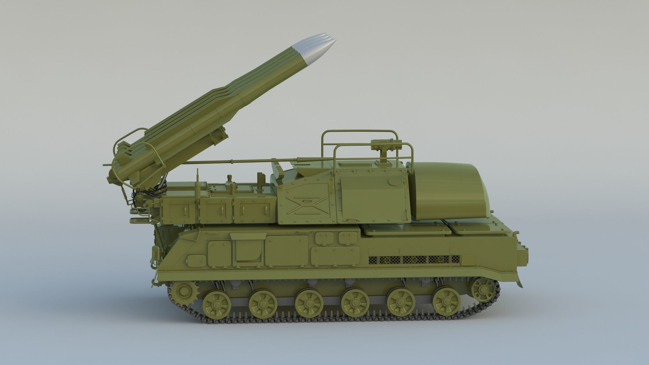 9K37 Buk Missile System SA-11 3D model_8
