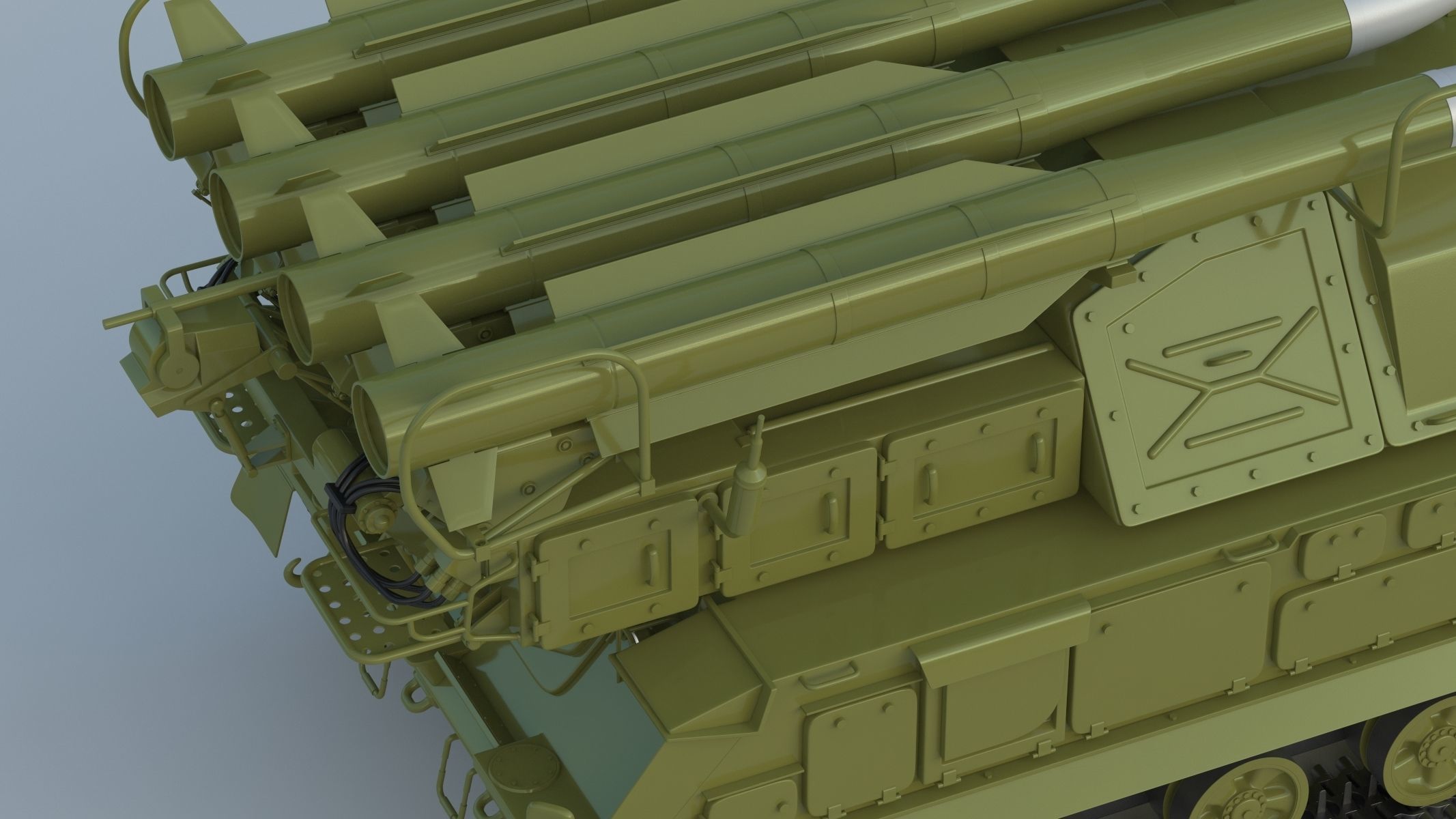 9K37 Buk Missile System SA-11 3D model_5
