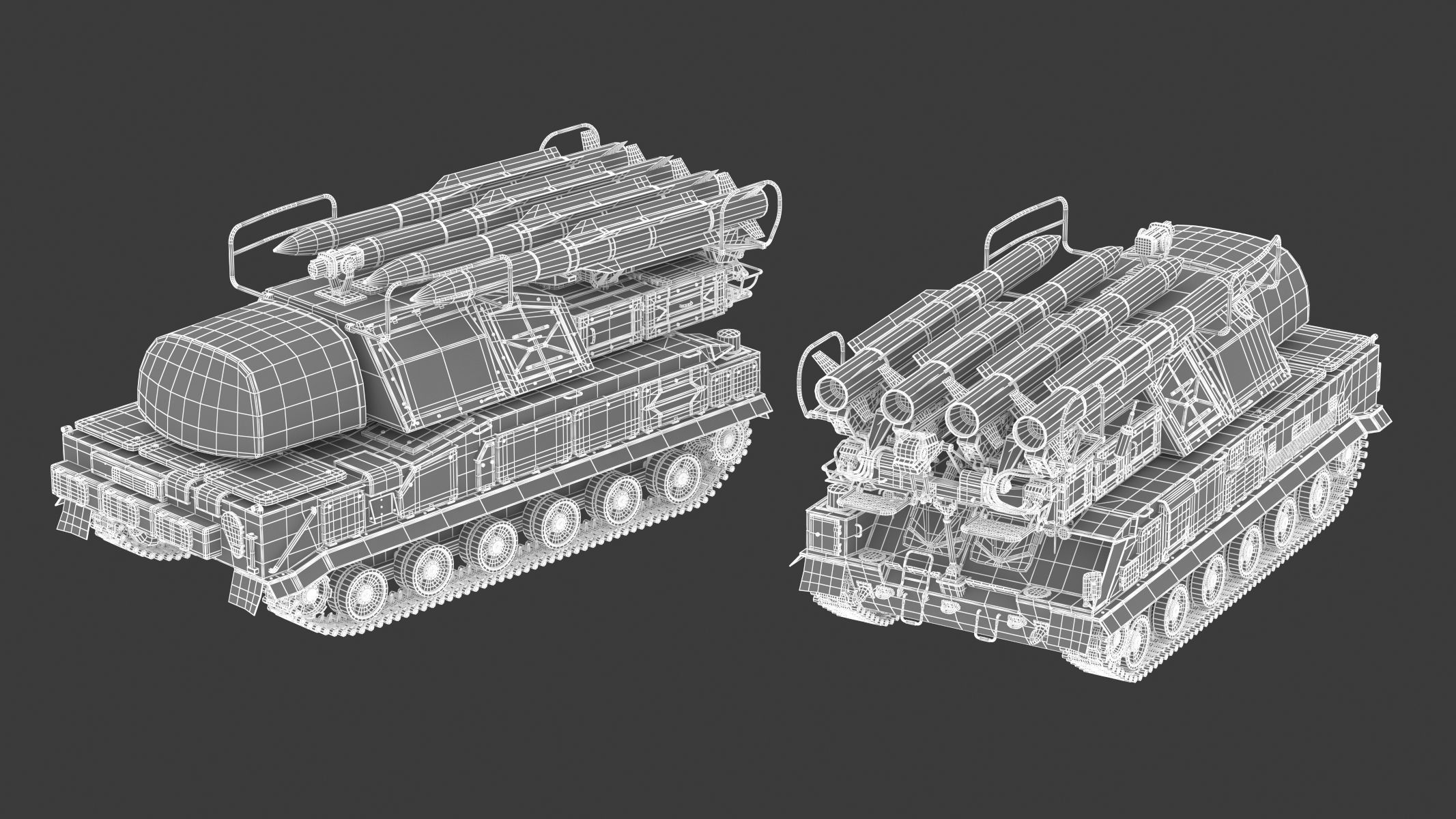 9K37 Buk Missile System SA-11 3D model_41