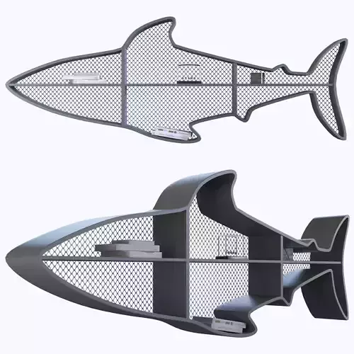 Pottery barn shark shelf