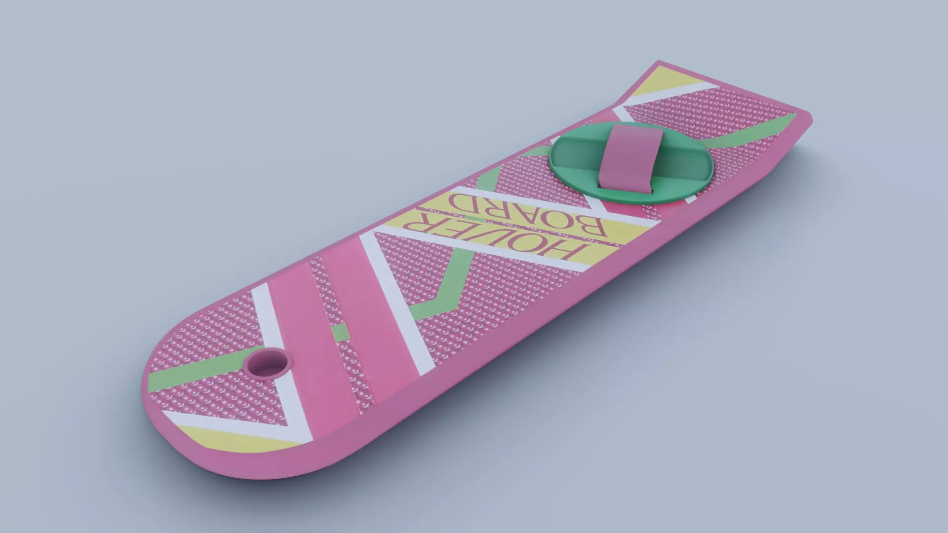 Hoverboard bottle opener 3D model_0