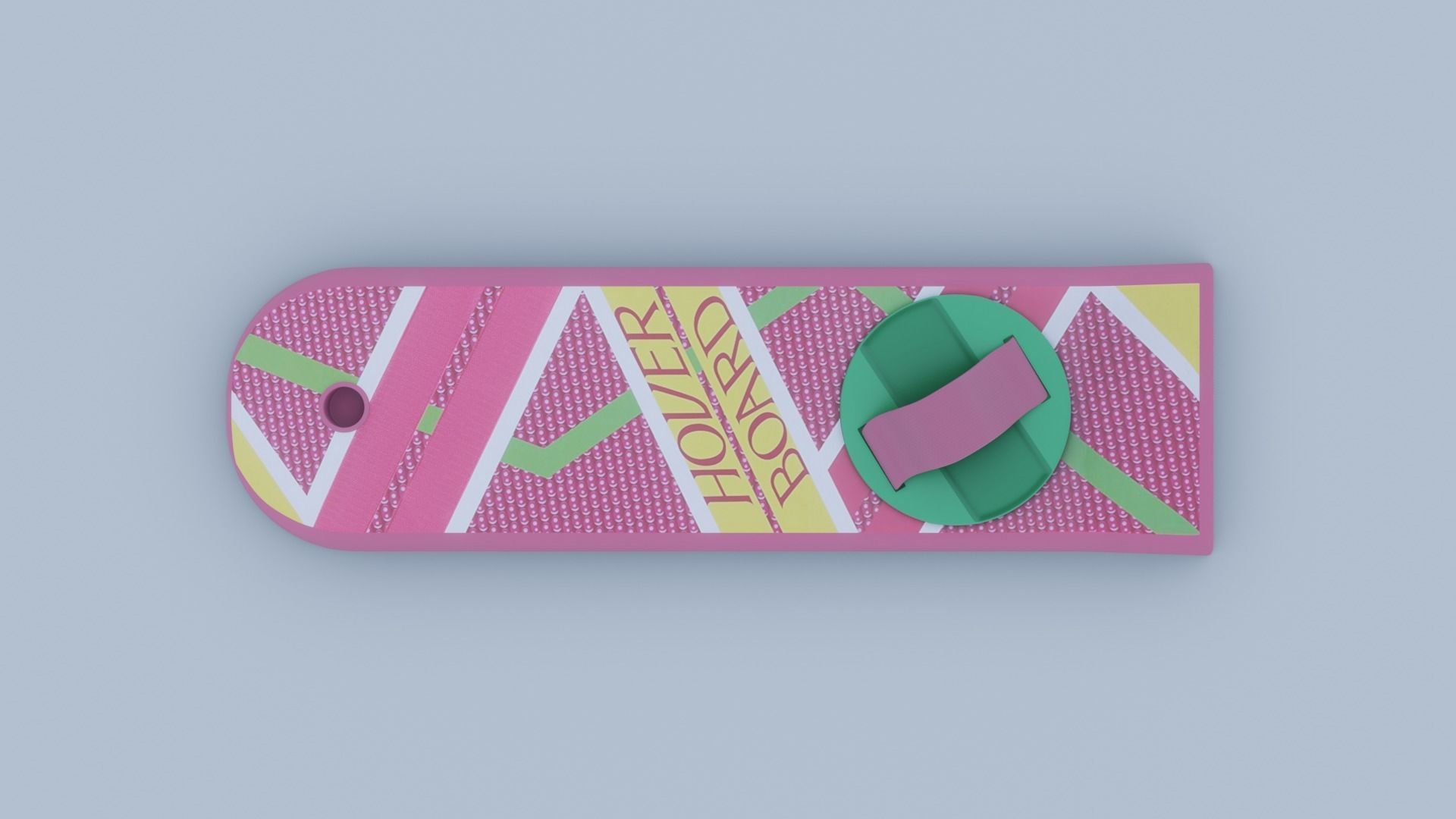 Hoverboard bottle opener 3D model_4