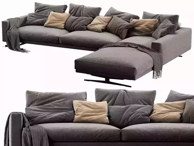 Flexform Campiello Chaise Lounge