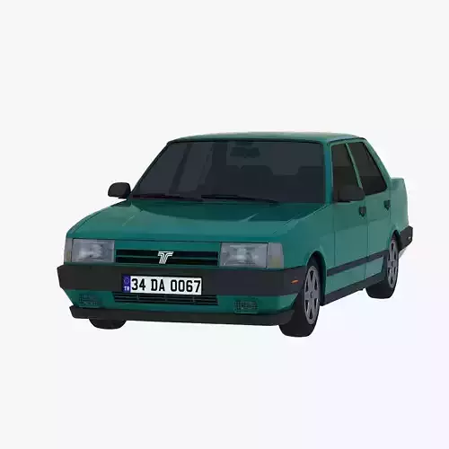 Tofas Dogan SLX Low-poly 3D model Tofas Dogan SLX Low-poly 3D model