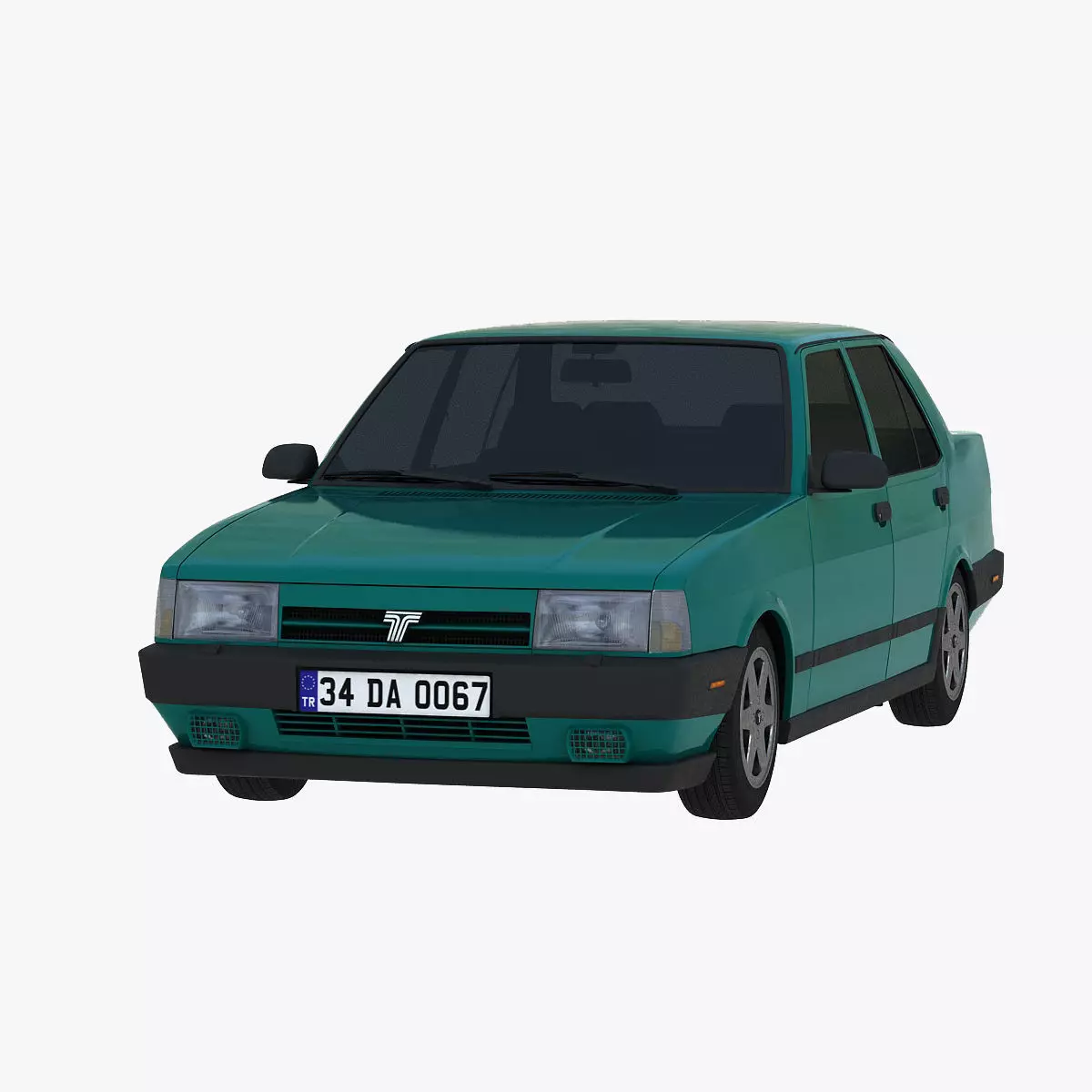 Tofas Dogan SLX Low-poly 3D model_0