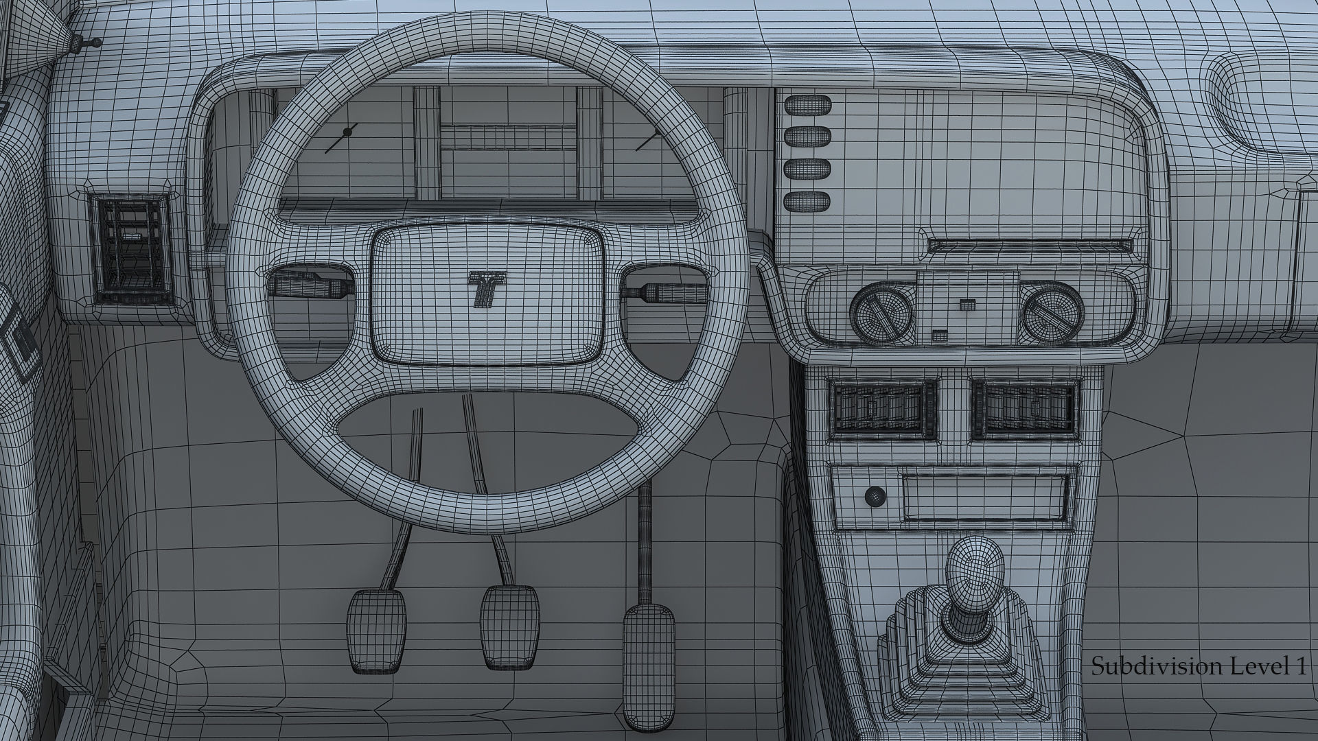 Tofas Dogan SLX Low-poly 3D model_27