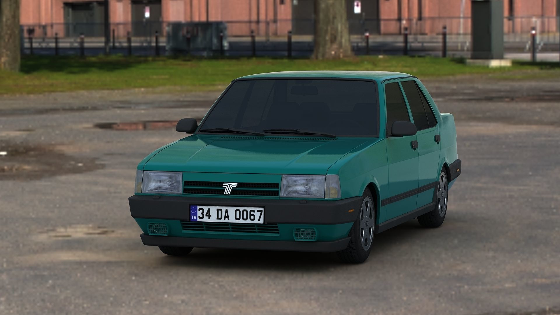 Tofas Dogan SLX Low-poly 3D model_2