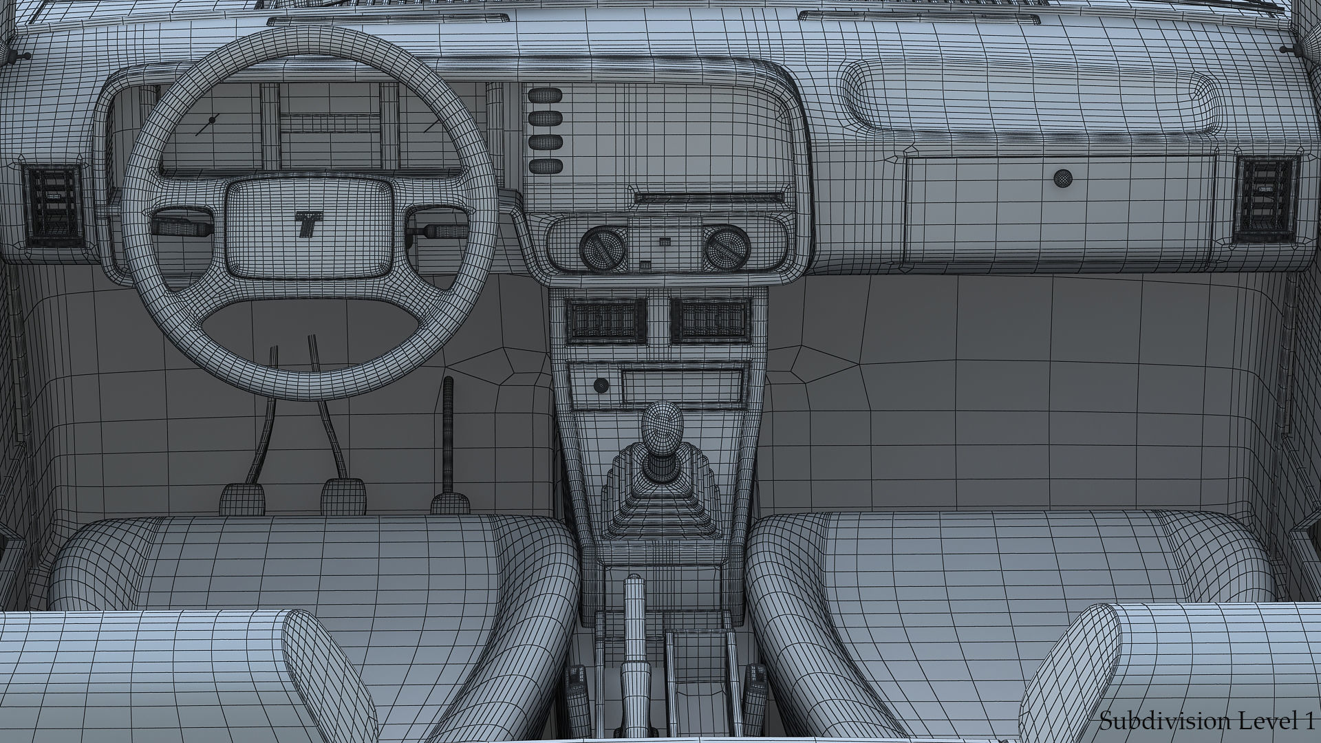 Tofas Dogan SLX Low-poly 3D model_25