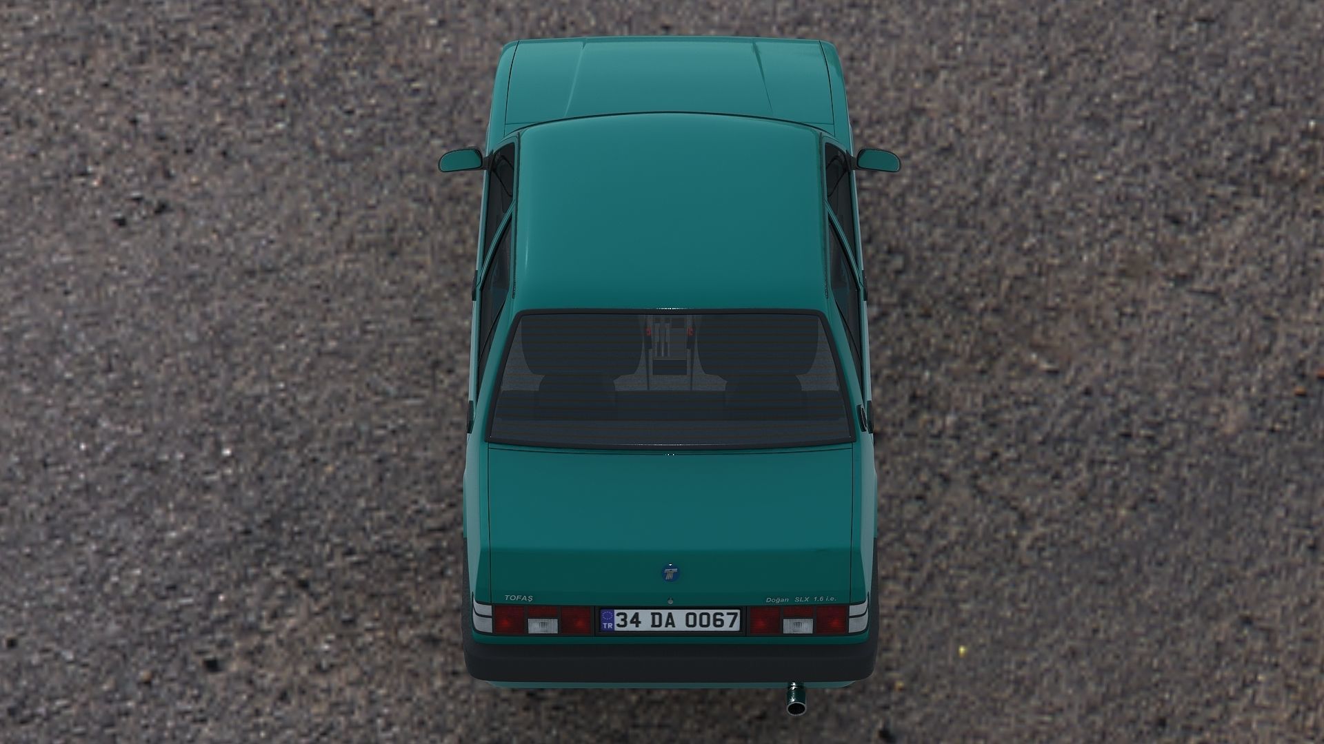 Tofas Dogan SLX Low-poly 3D model_10