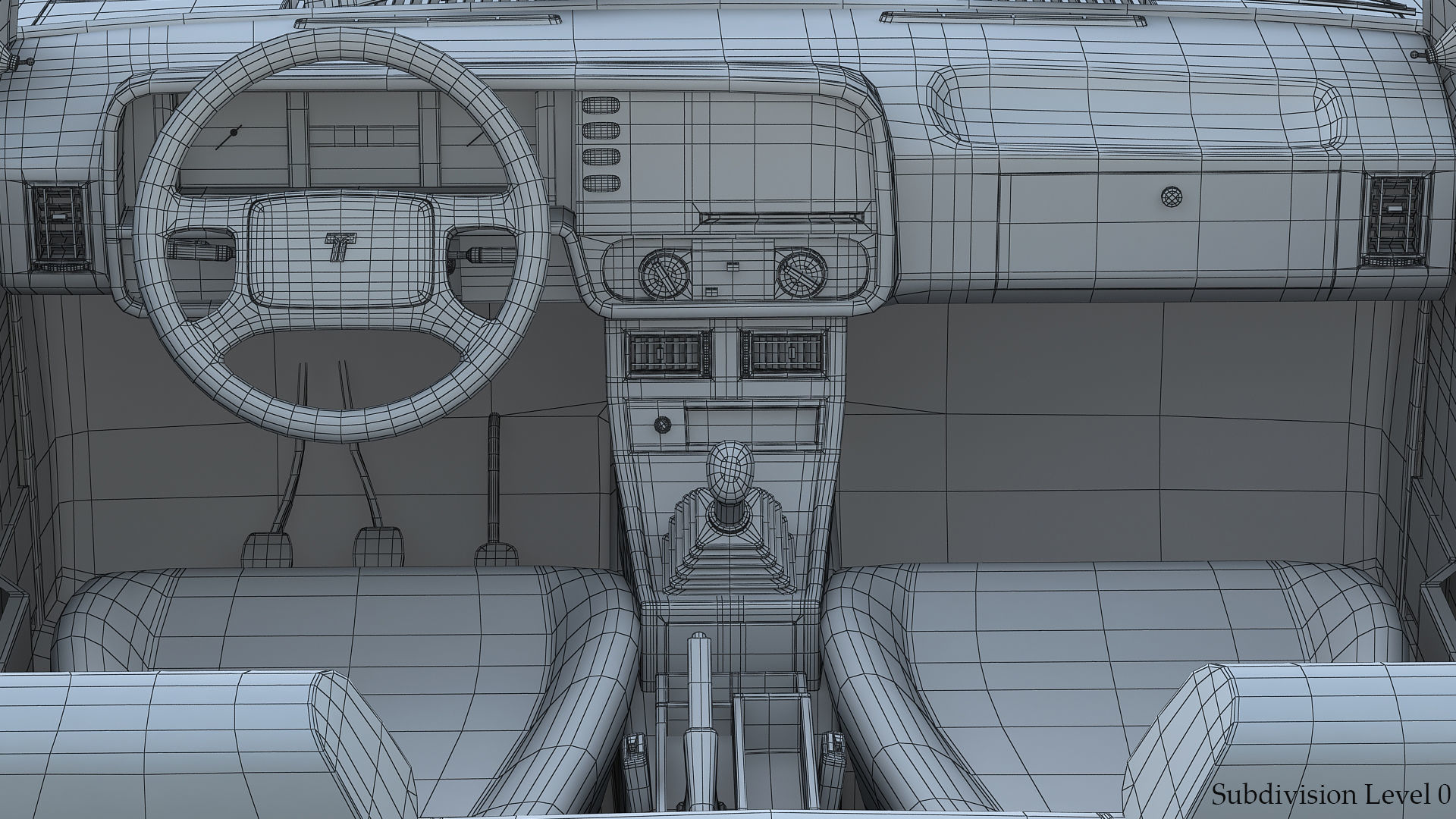 Tofas Dogan SLX Low-poly 3D model_24