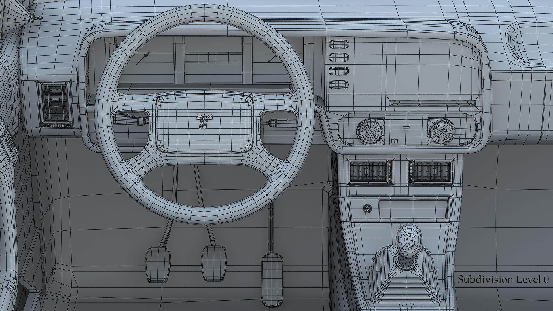 Tofas Dogan SLX Low-poly 3D model_26