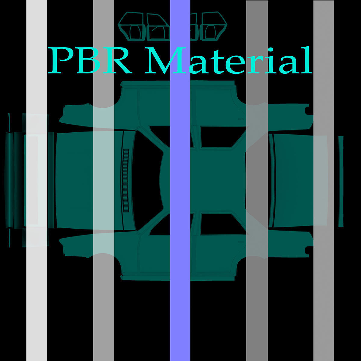 Tofas Dogan SLX Low-poly 3D model_29