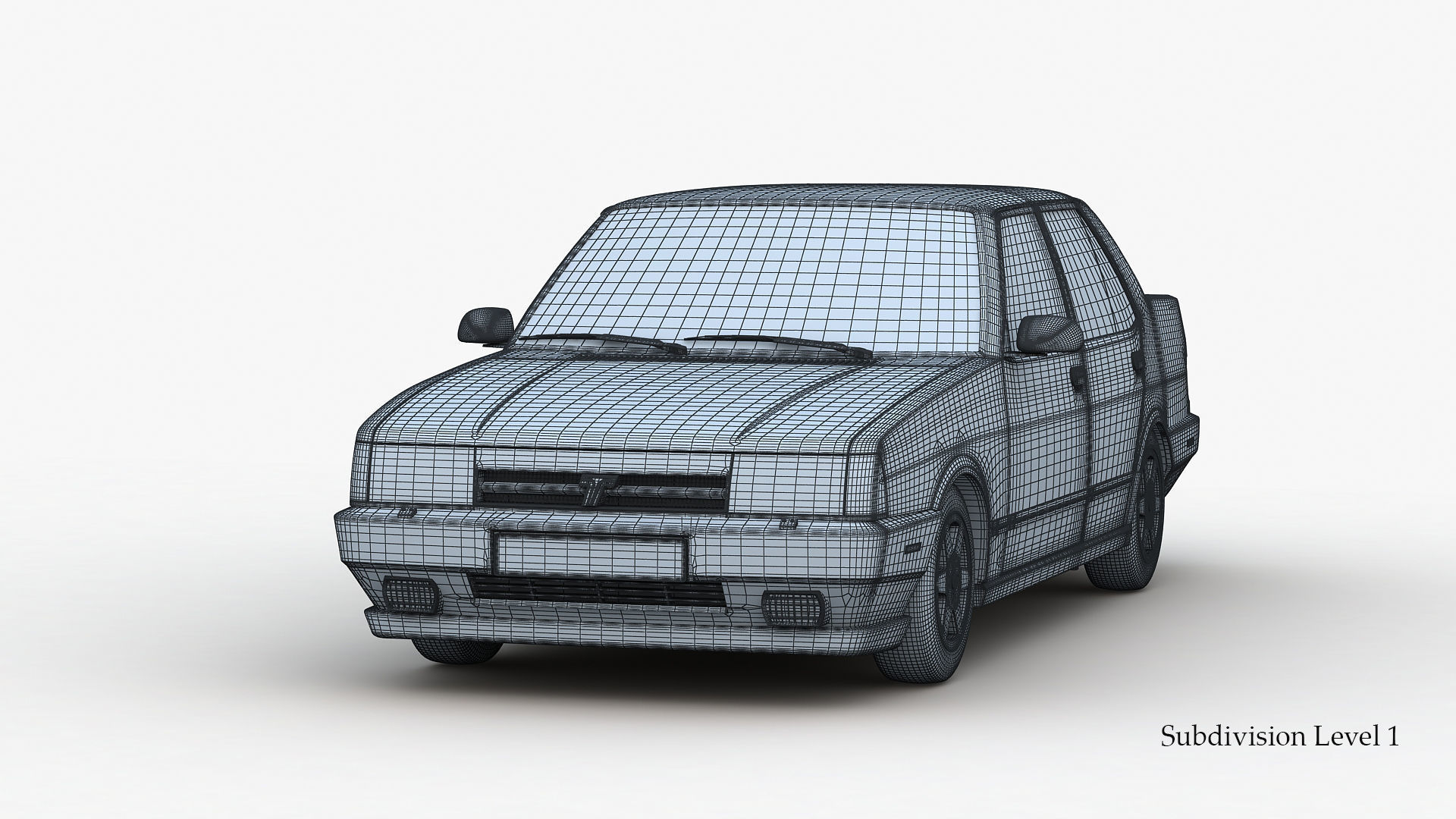 Tofas Dogan SLX Low-poly 3D model_19