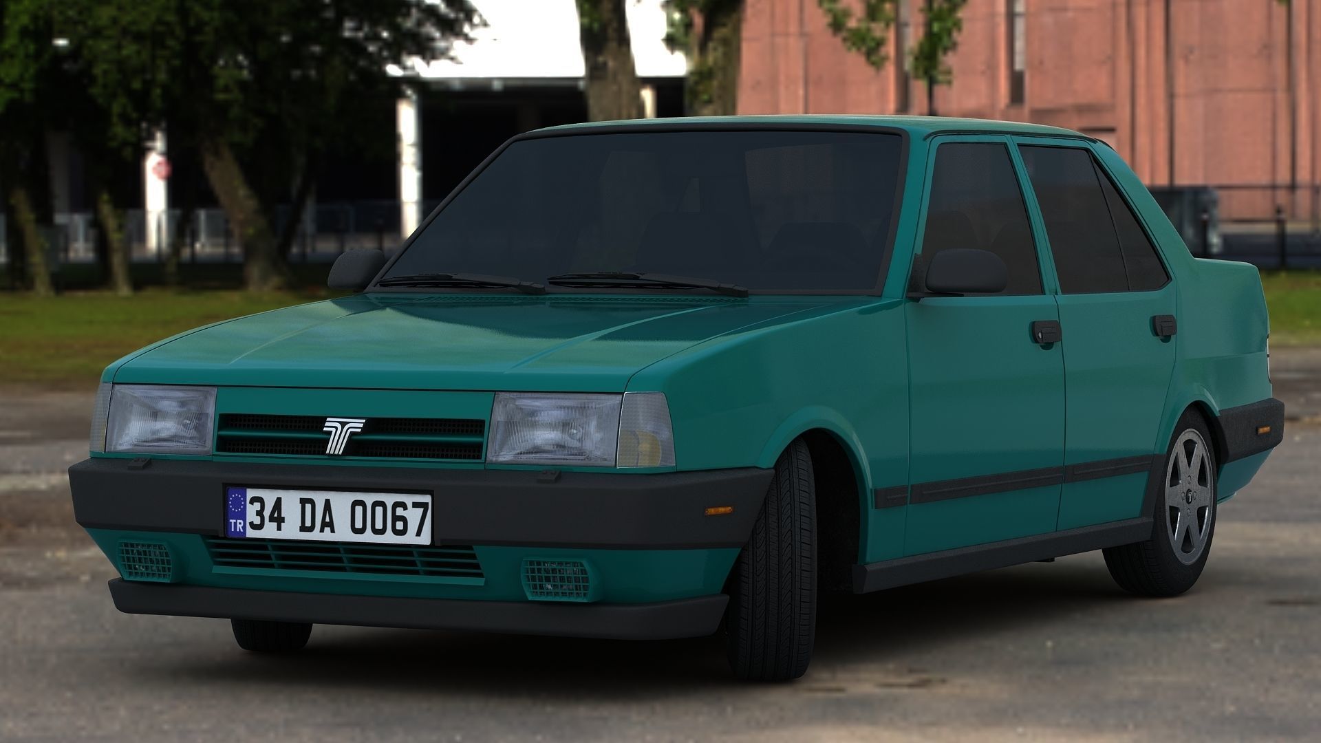 Tofas Dogan SLX Low-poly 3D model_7