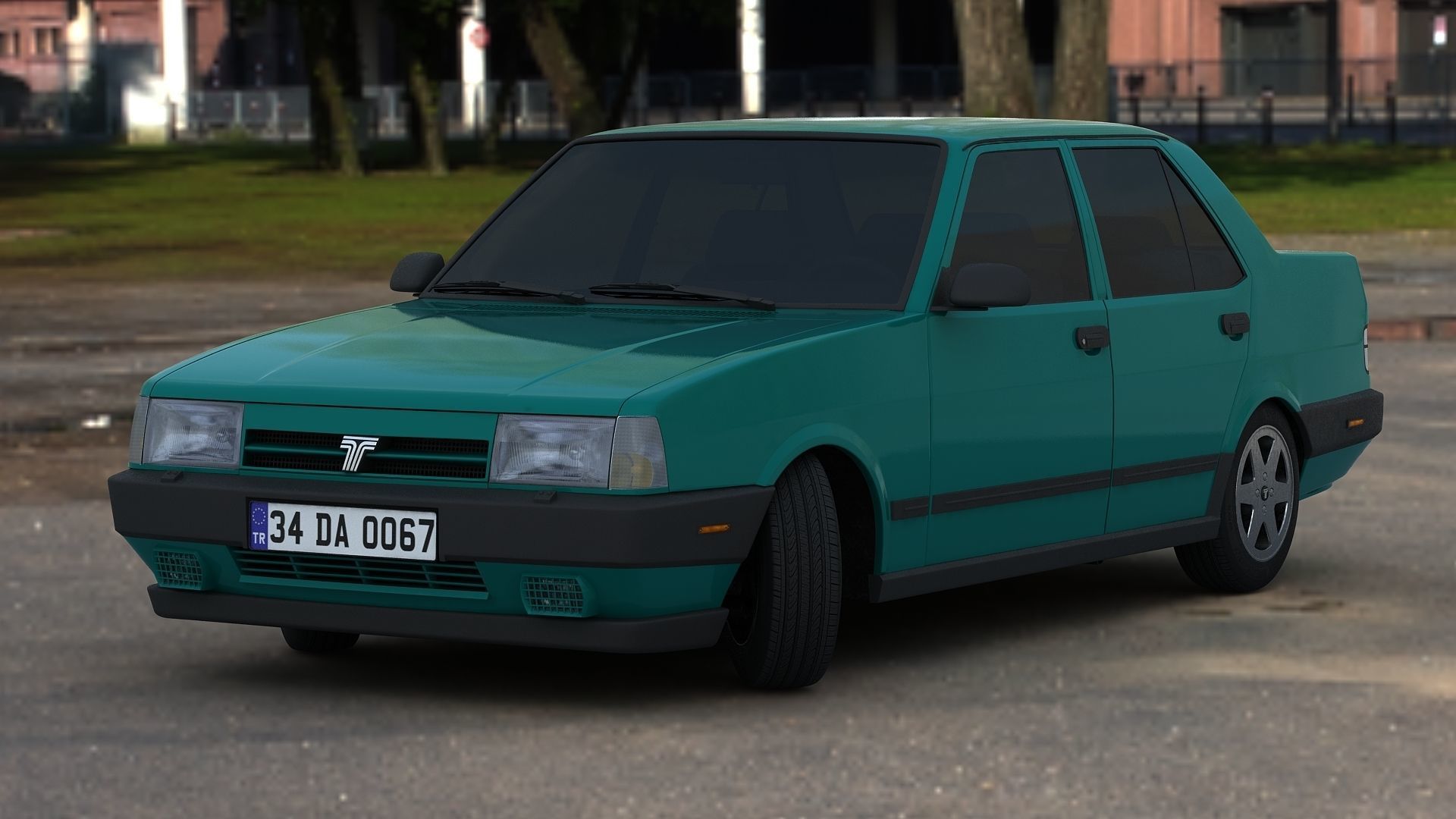 Tofas Dogan SLX Low-poly 3D model_4