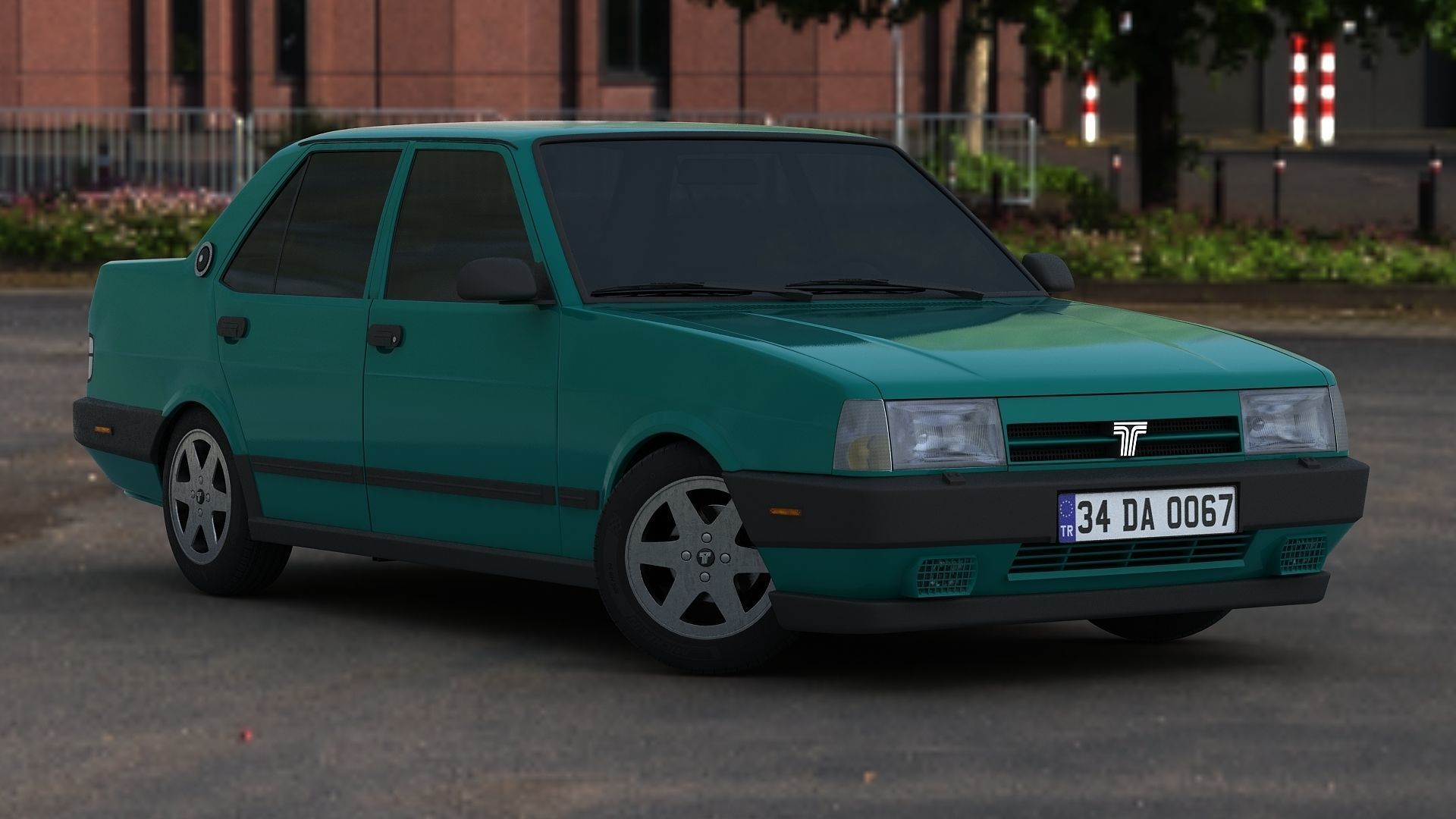 Tofas Dogan SLX Low-poly 3D model_6