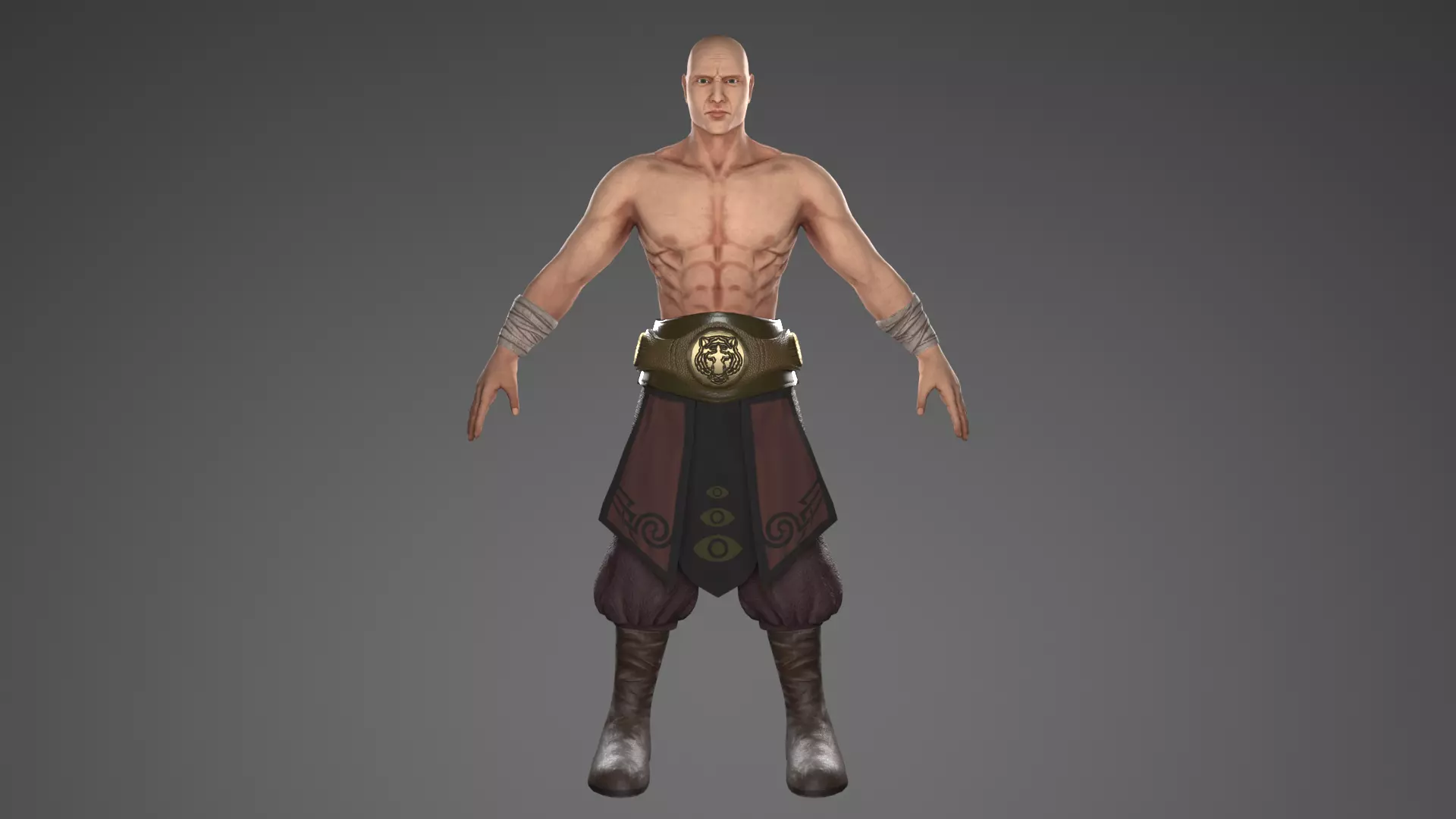 Baldman Semi-realist 3D model_0