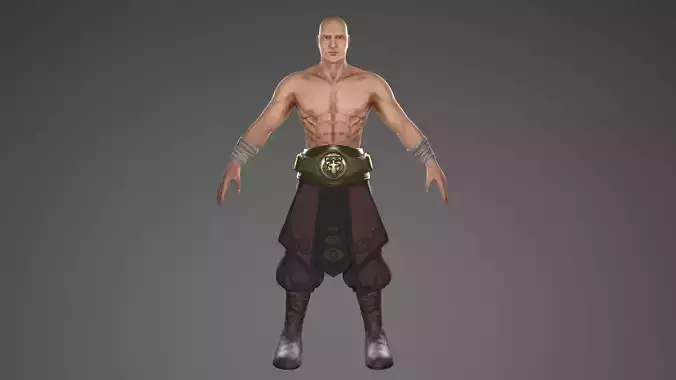 Baldman Semi-realist 3D model