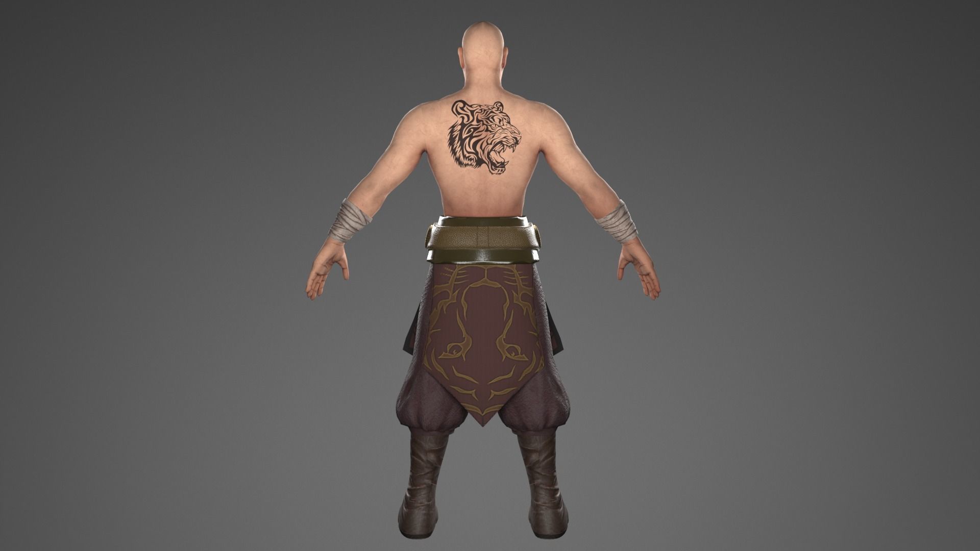 Baldman Semi-realist 3D model_1