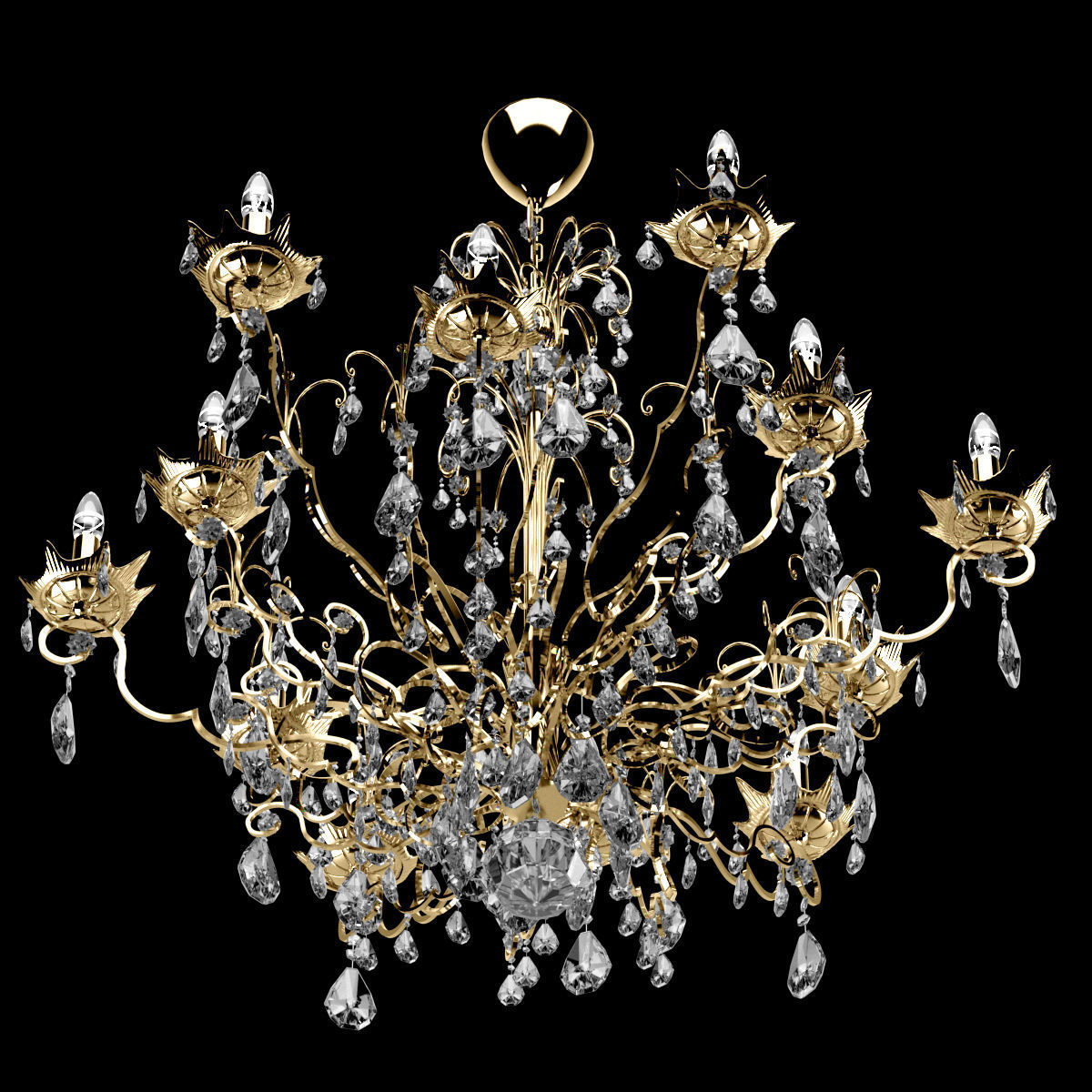Chandelier 02 5102 Banci 3D model_2
