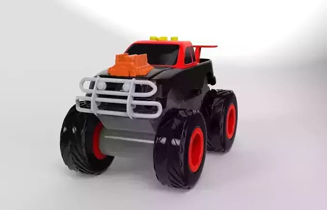 monster truck 3D model