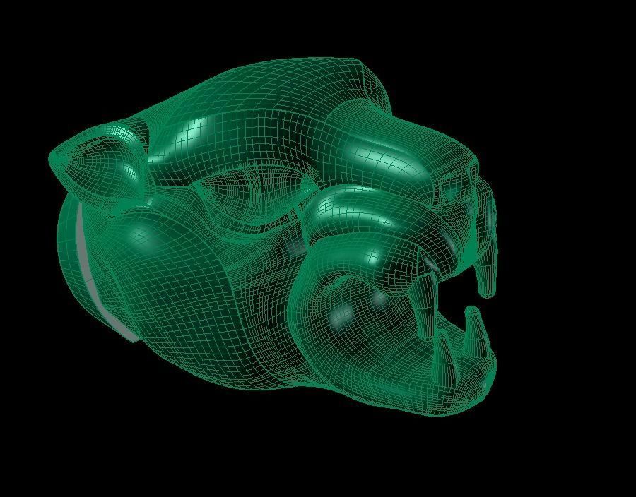 Tiger Head 3dm Files 3D print model_5