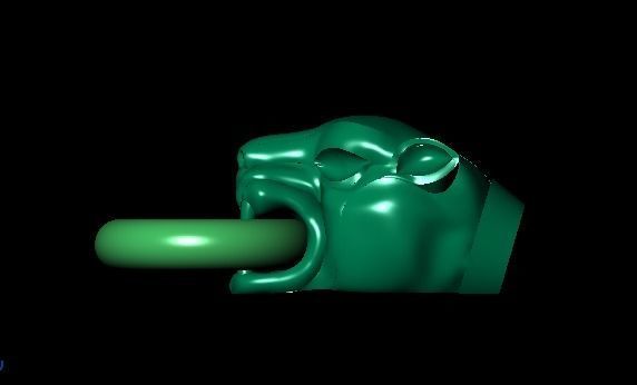 Tiger Head 3dm Files 3D print model_3