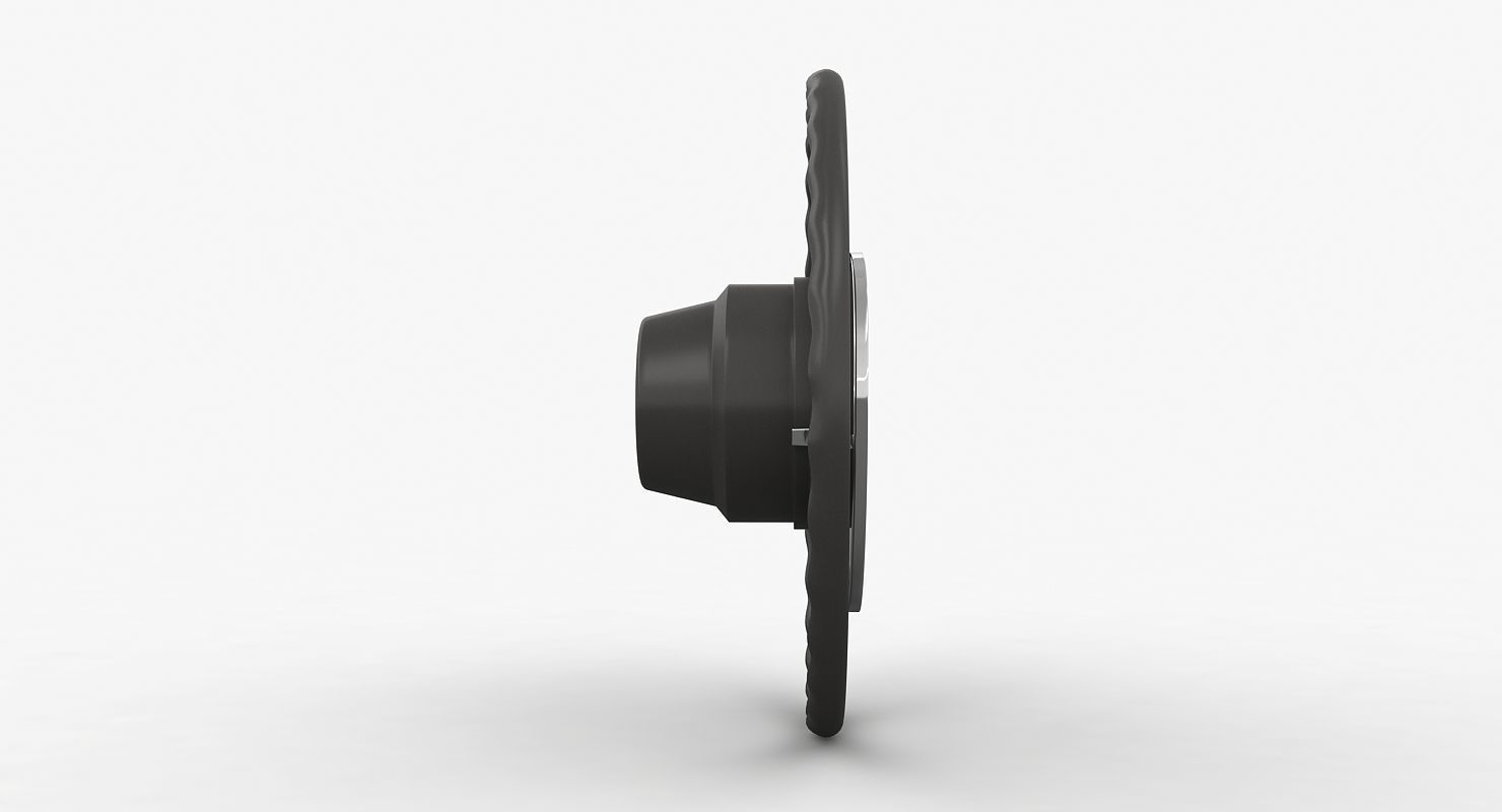 Mercedes-Benz 280 SL Steering Wheel Low-poly 3D model_4