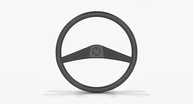 Mercedes-Benz MB 100 Steering Wheel Low-poly 3D model