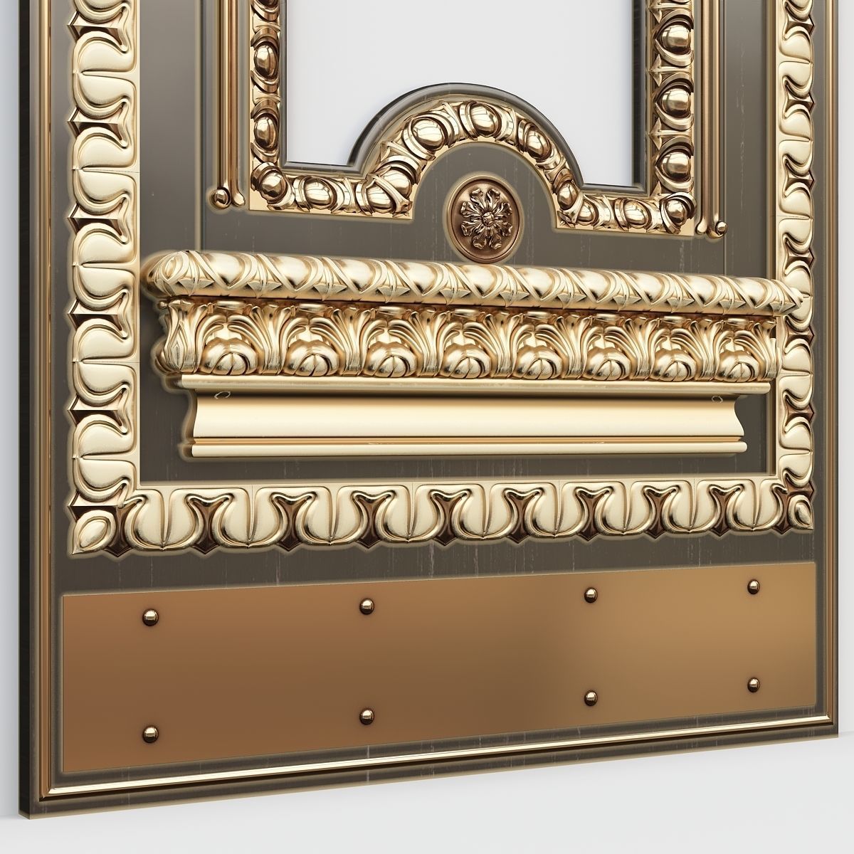 Decorative panel 3D model_1