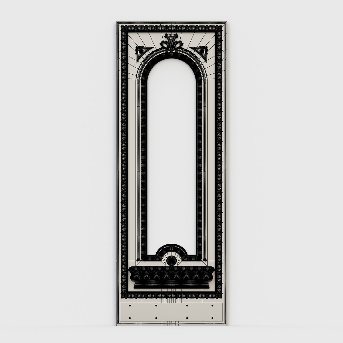 Decorative panel 3D model_5
