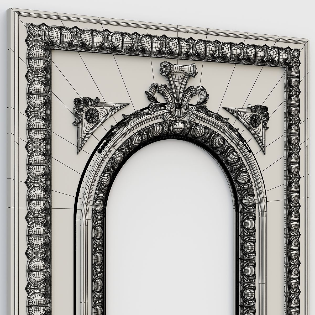 Decorative panel 3D model_7