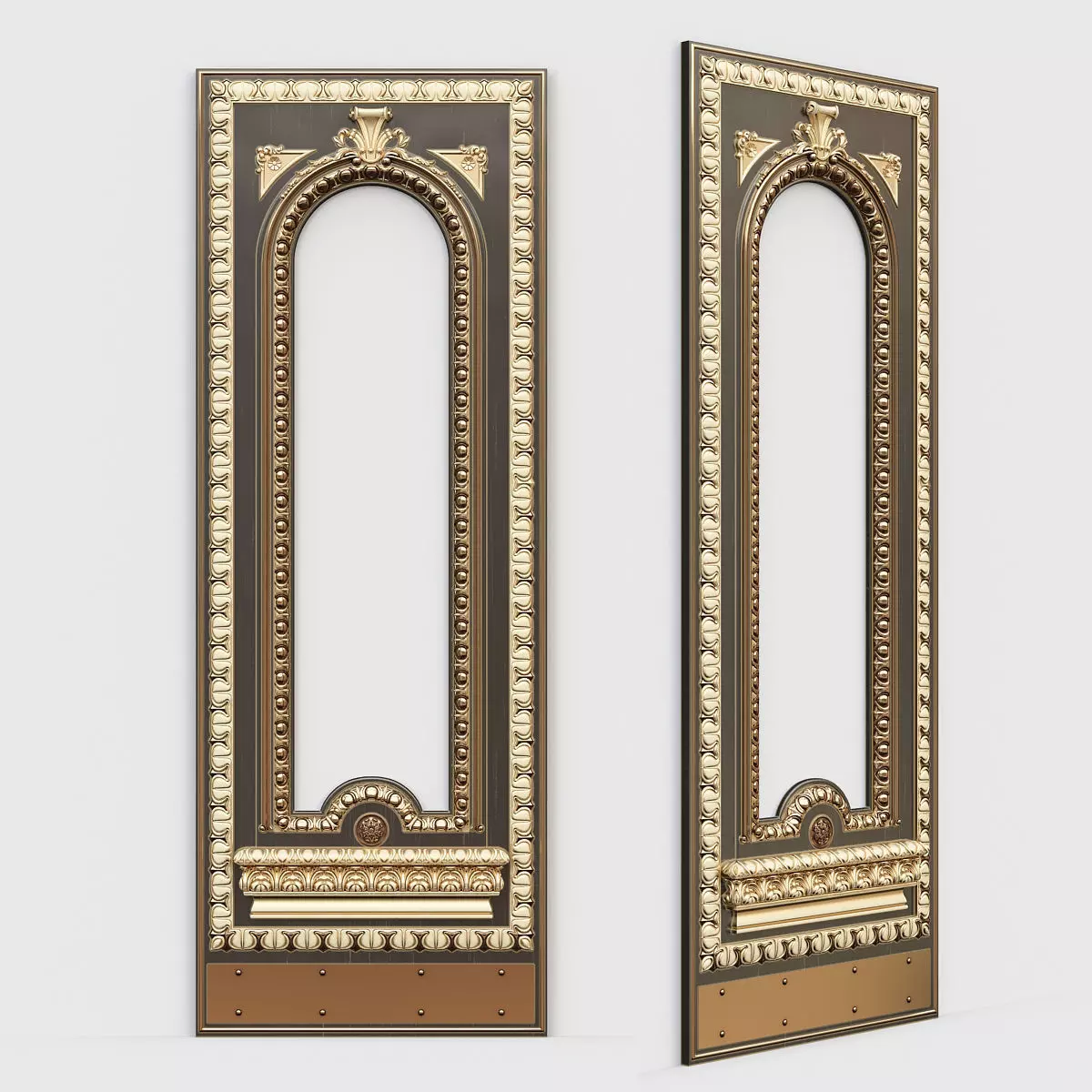 Decorative panel 3D model_0