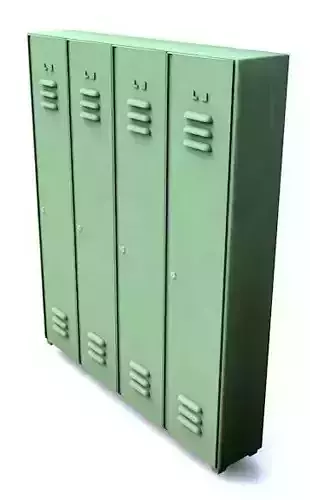 Locker lockers Free 3D model