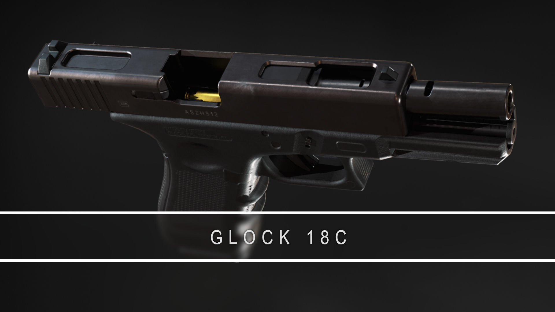 Glock 18C Gameready PBR Pistol