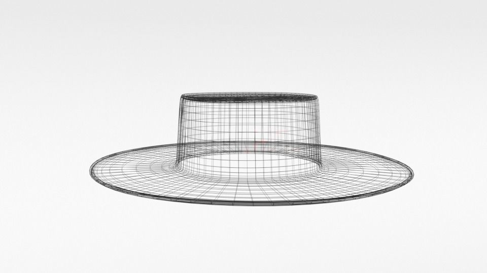 Cartoon Zorro Hat Mask and Sword 3D model_20