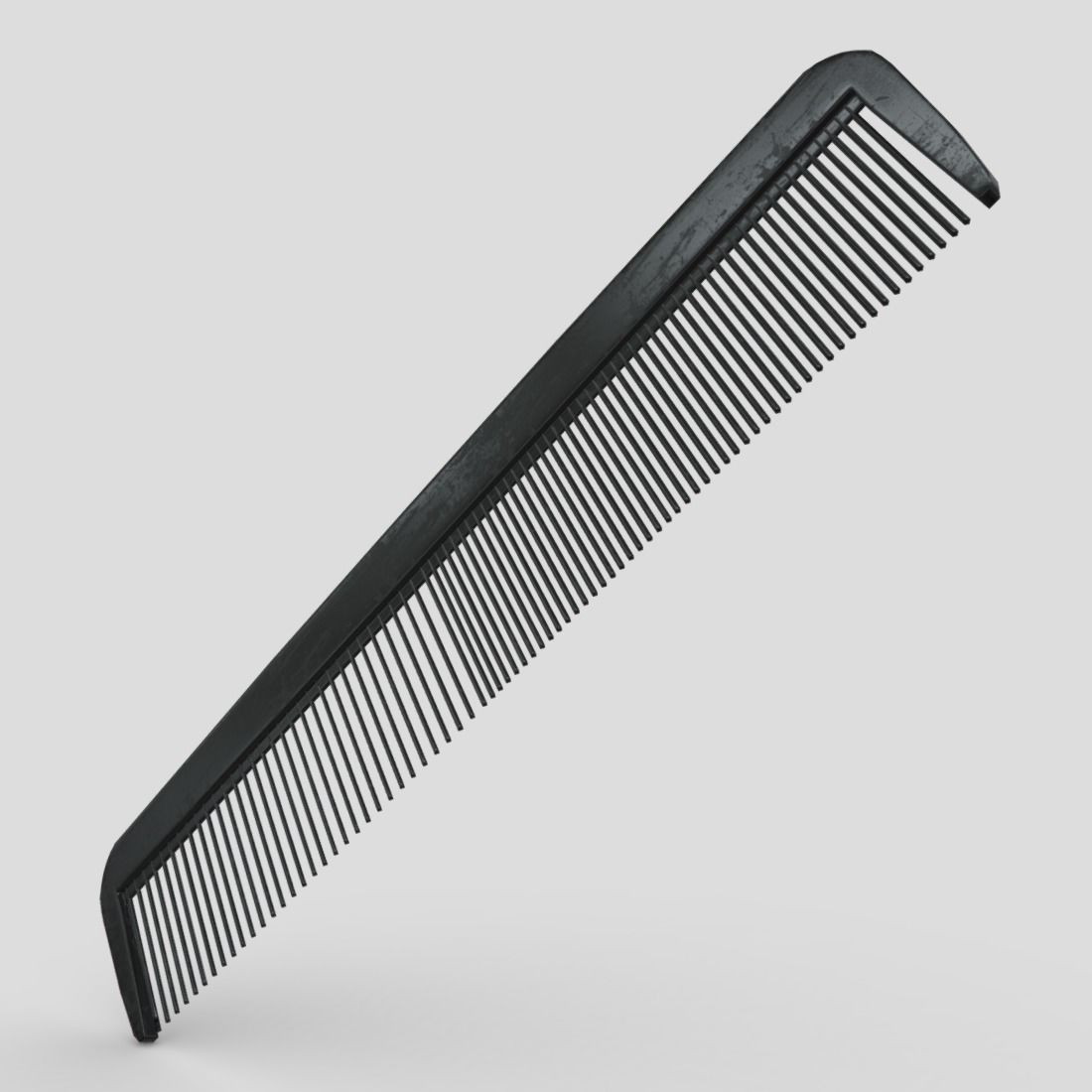Hair Comb Low-poly 3D model_15