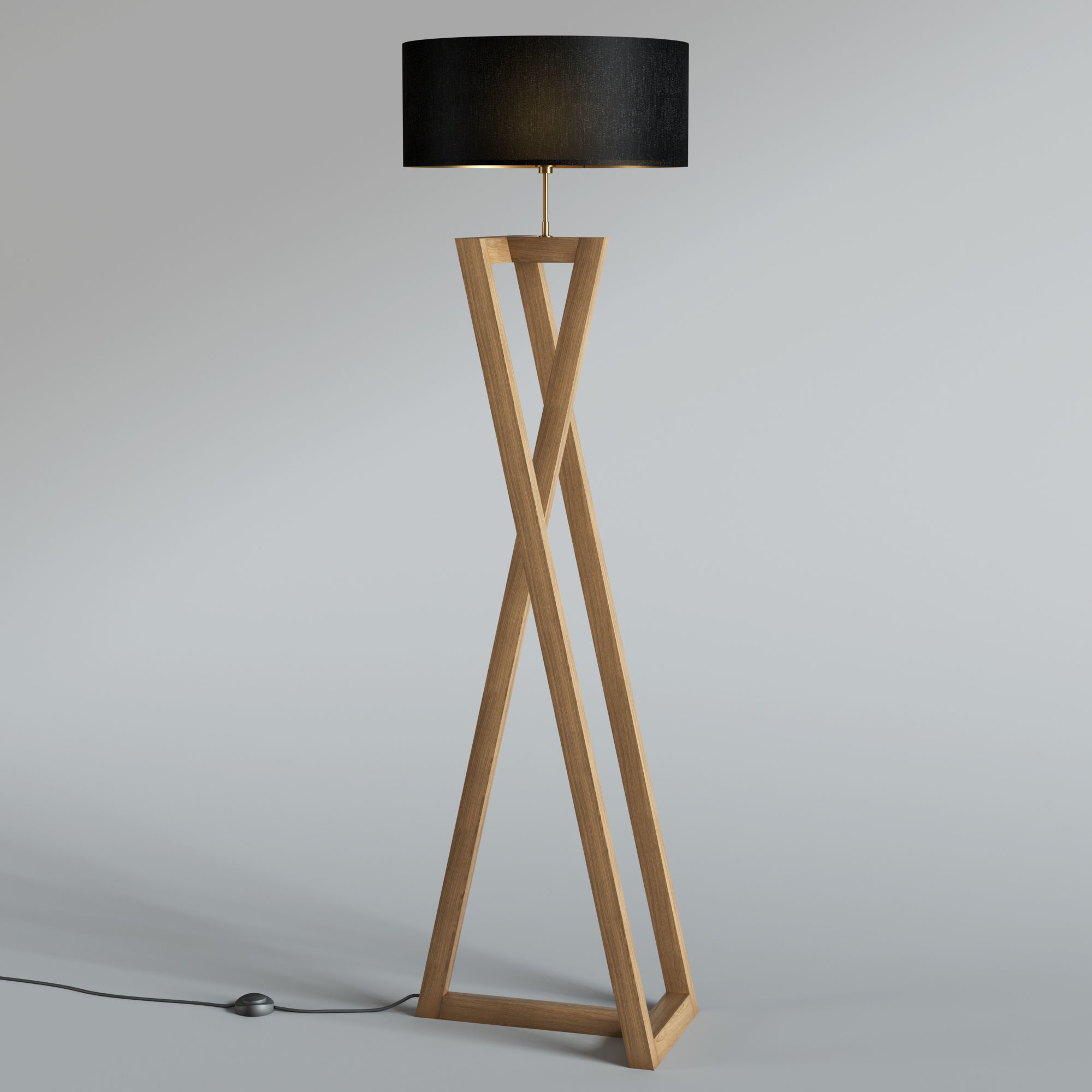 Lampara de pie 3D model_3
