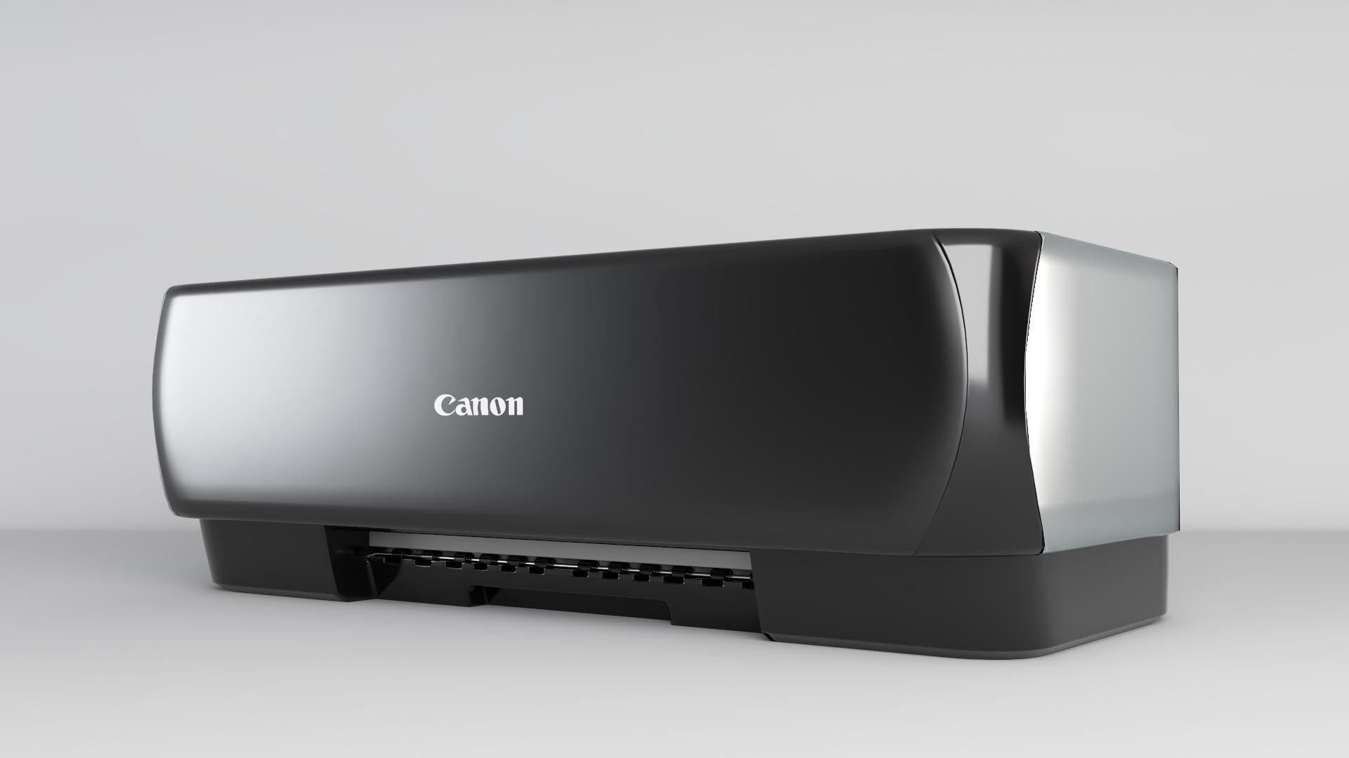 CANON Printer 3D model Free 3D model_6